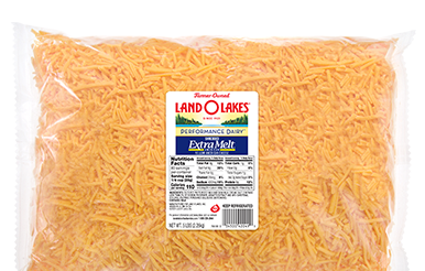 Extra Melt<sup>®</sup> Shredded American cheese
