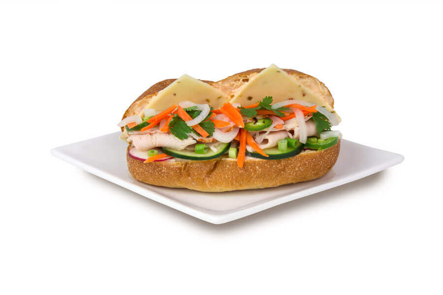 Turkey and Pepper Jack Banh Mi