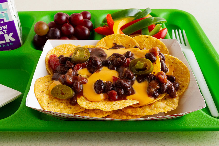 nachos con jalapeños