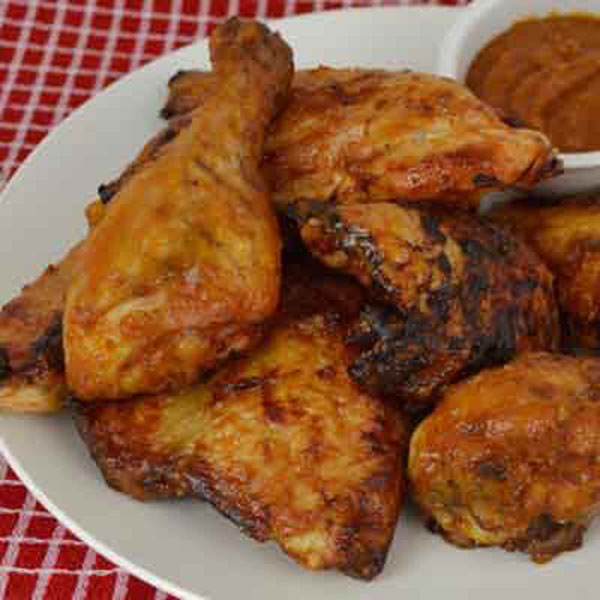 Grilled Chicken with BBQ Sauce