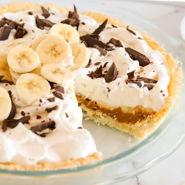 Banoffee Pie with Salted Chocolate