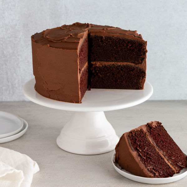 Chocolate Cake with Vanilla Frosting – Modern Honey