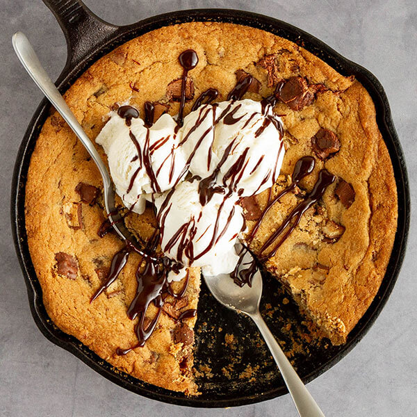 Halloween Candy Cookie Skillet