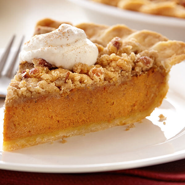 Streusel Pumpkin Pie