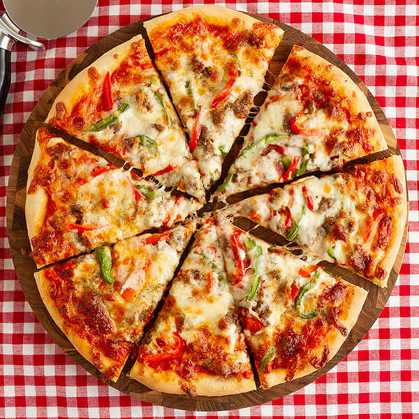 Italian Sausage and Pepper Pizza