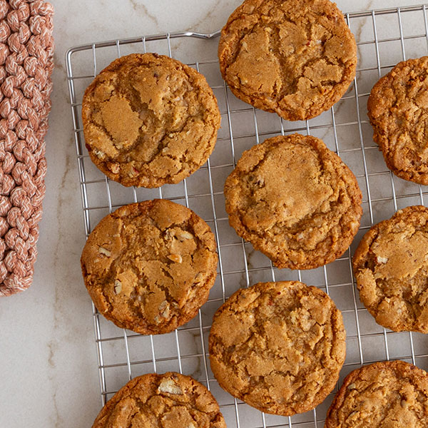 Browned Butter Toffee Pecan Cookies