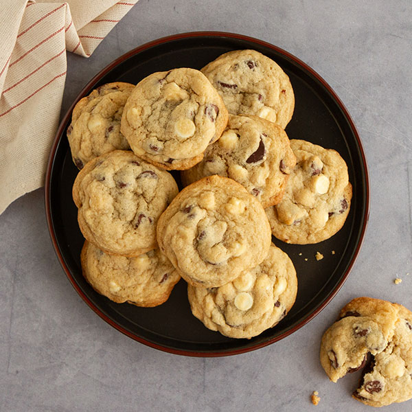 Triple Chocolate Chip Cookies