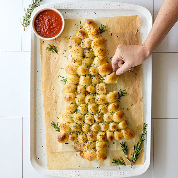 Christmas Tree Pull-Apart Rolls