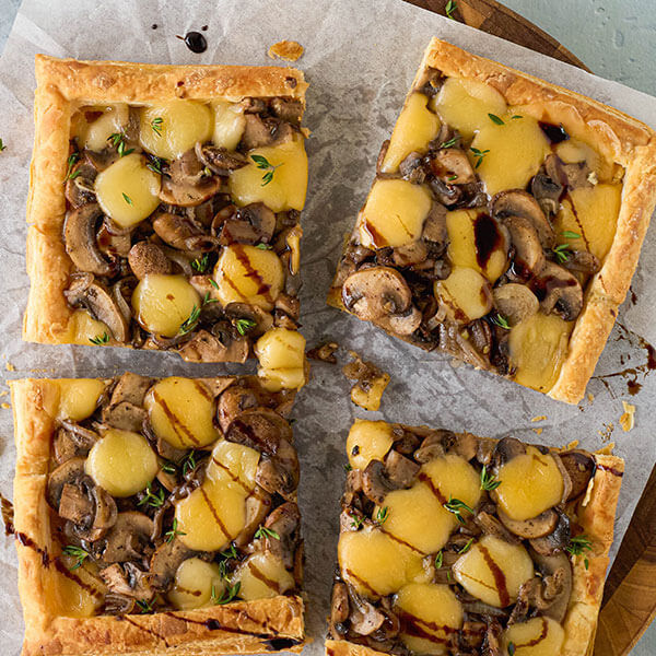 Easy Mushroom Tart