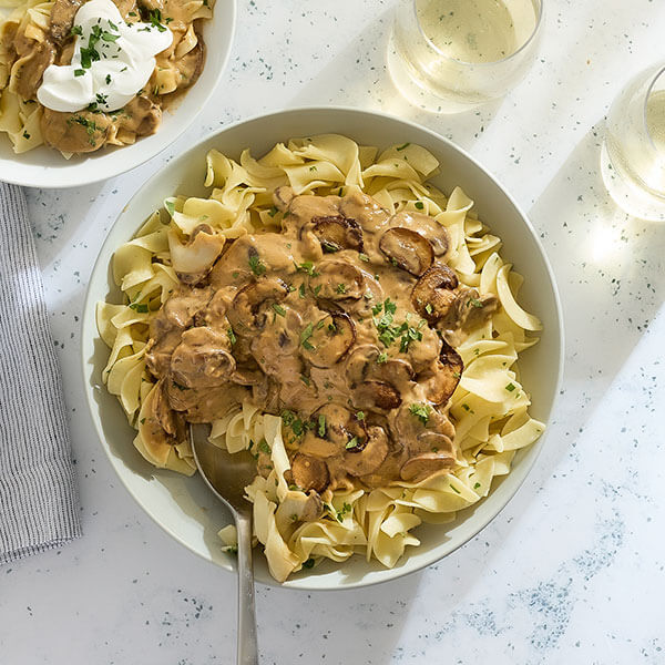 Mushroom Stroganoff