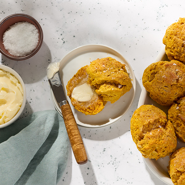 Savory Pumpkin Drop Biscuits