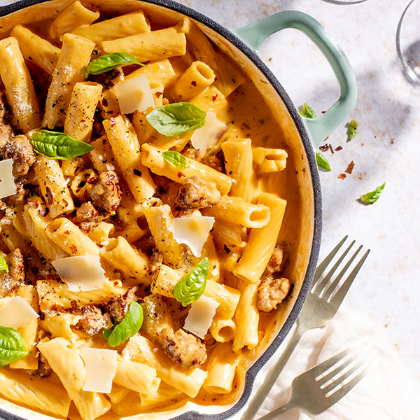 Cheesy Italian Rigatoni
