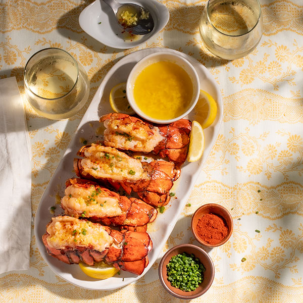Lobster Tails with Garlic Butter