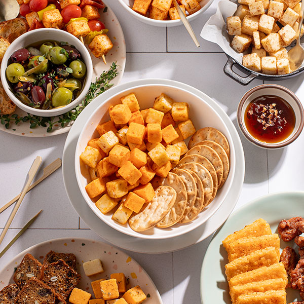 Sweet & Spicy BBQ Seasoned Cheese Cubes