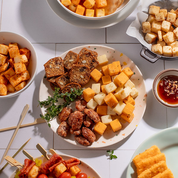 Thanksgiving Stuffing Seasoned Cheese Cubes