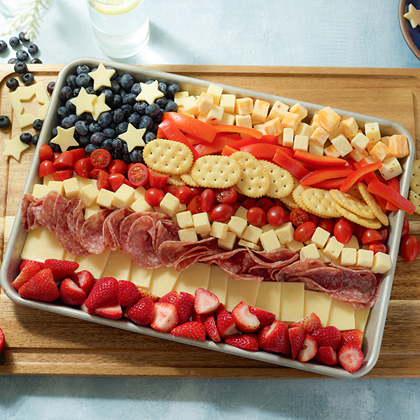 American Flag Charcuterie Board