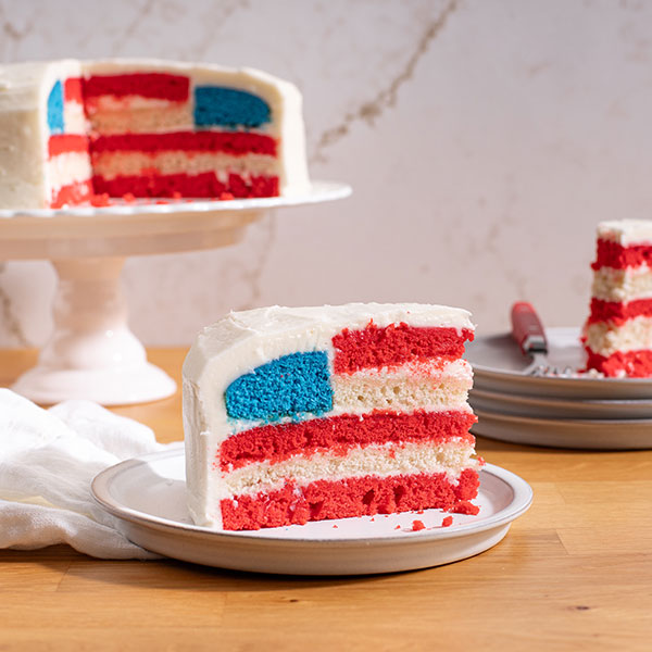 American Flag Cake