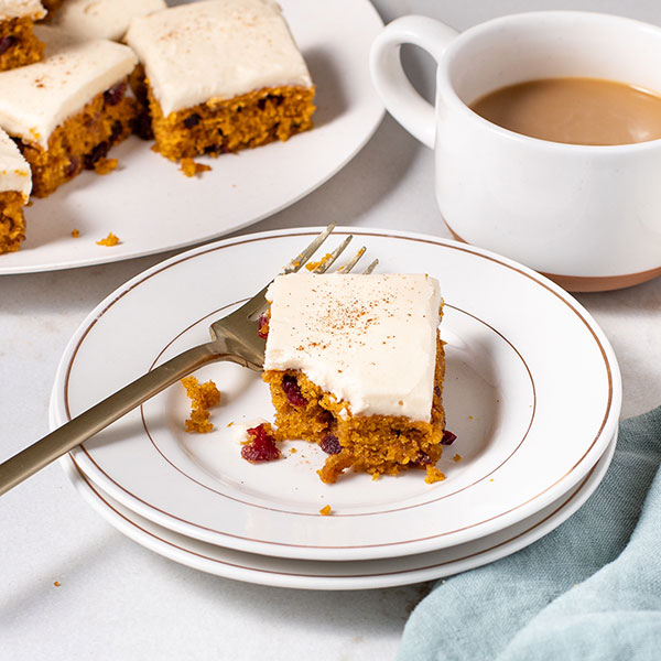 Browned Butter Frosted Pumpkin Bars