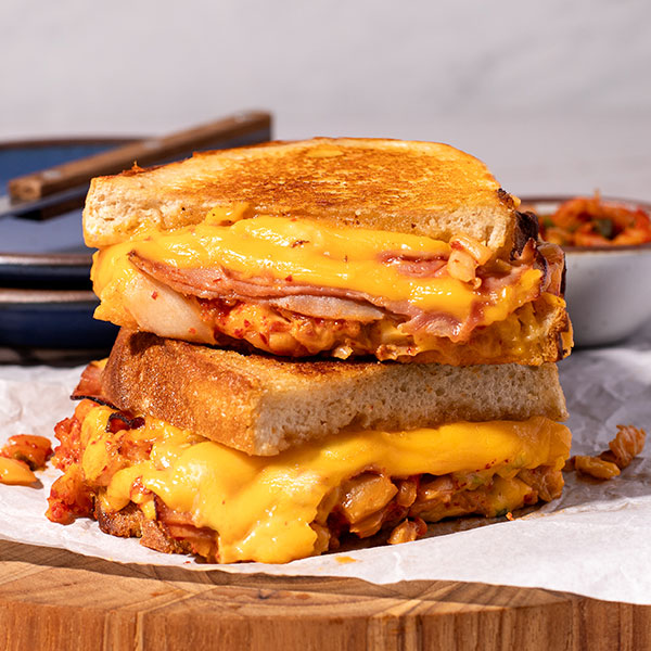 Kimchi Grilled Cheese Sandwich