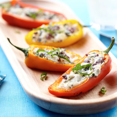 Mediterranean Stuffed Sweet Peppers