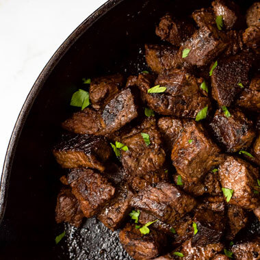 Cajun Butter Steak Tips