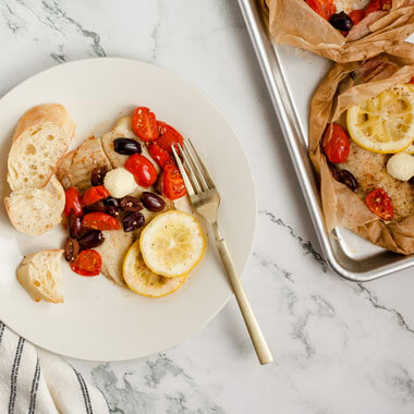 Mediterranean Fish in Parchment recipe