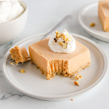 Frozen Pumpkin Squares