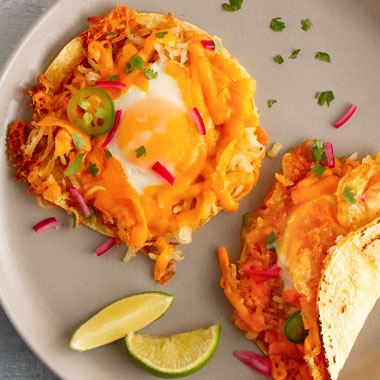 Quick & Crispy Breakfast Tacos