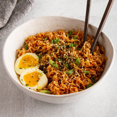 Spicy Sesame Butter Noodles