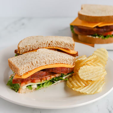 Carved Ham Cold Cut Sandwich