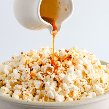 Chili Crisp Butter Popcorn