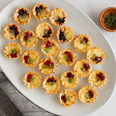 Cheesy Italian Phyllo Shells