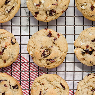 Cranberry White Chocolate Chunk Cookies