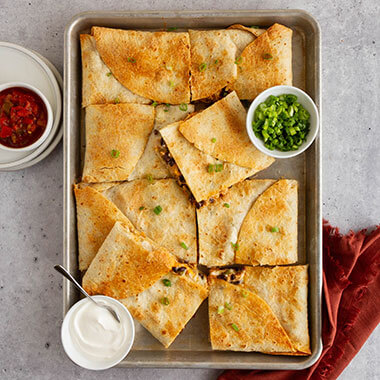 Sheet Pan Quesadilla
