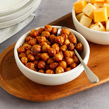 Spicy Crispy Chickpeas