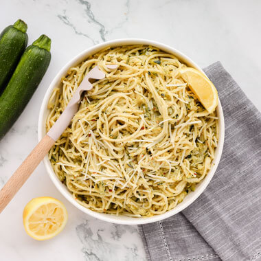 Zucchini Butter Pasta
