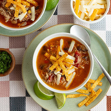 Slow Cooker Chicken Tortilla Soup
