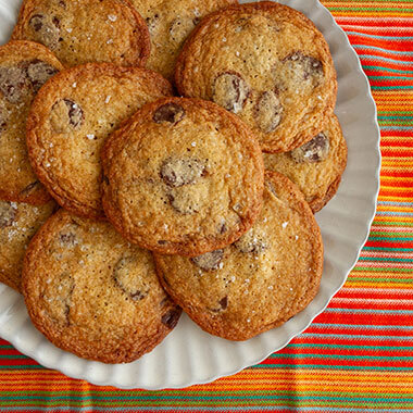 Bittersweet Chocolate Chip Cookies with Sea Salt