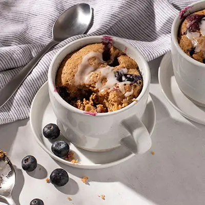 Blueberry Muffin Mug Cake