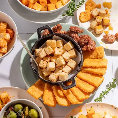 Pumpkin Pie Spice Seasoned Cheese Cubes