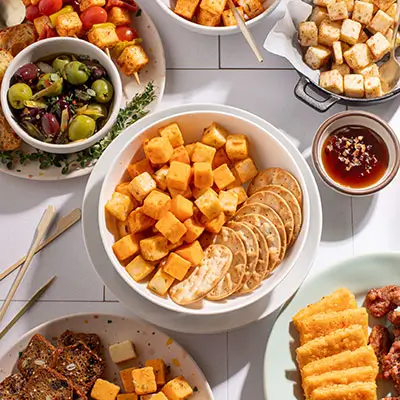 Sweet & Spicy BBQ Seasoned Cheese Cubes