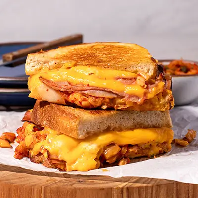 Kimchi Grilled Cheese Sandwich