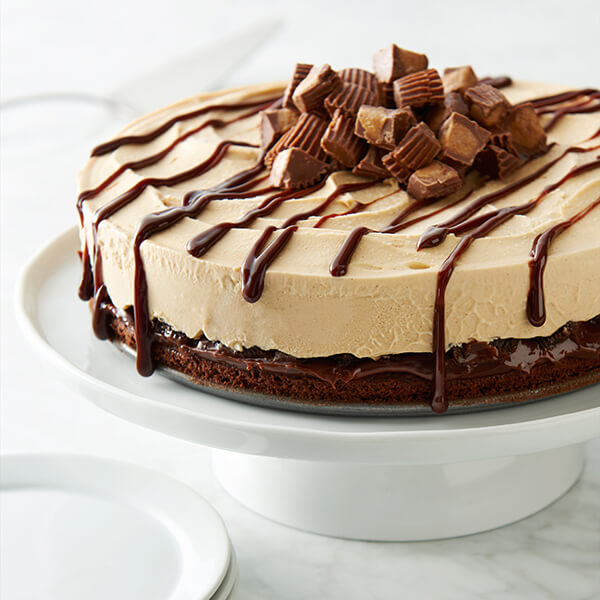 Easy Chocolate Vanilla Ice Cream Cake (with ice cream sandwiches) | Gimme  Delicious