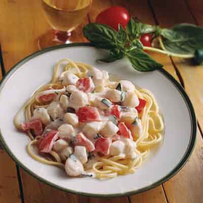Linguine with Scallops