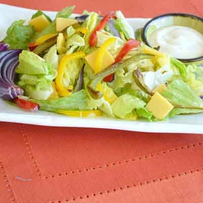 Roasted Pepper & Cheese Salad