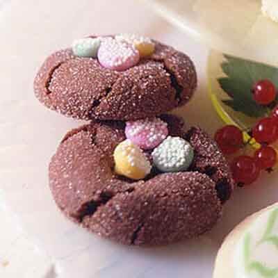 Chocolate Pastel Mint Cookies