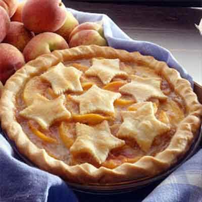 Peach Pie with Cut-Out Pastry