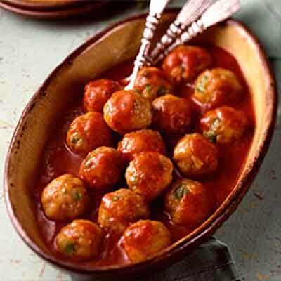 Sausage Meatballs with Marinara Sauce