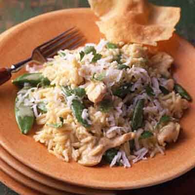 Turkey with Coconut Curried Rice