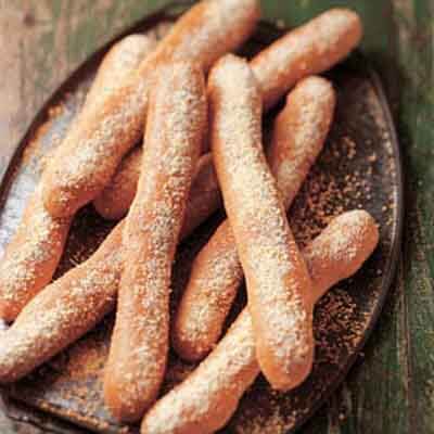 Chewy Brown Breadsticks